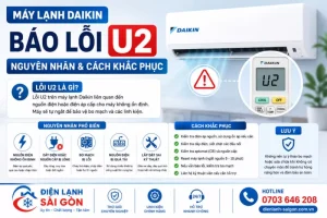 máy lạnh daikin mã lỗi u2