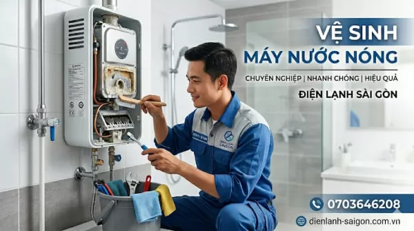 vệ sinh máy nước nóng