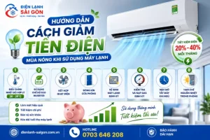 hướng dẫn cách tiết kiệm điện khi sử dụng máy lạnh