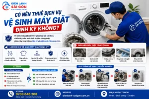 có nên thuê dịch vụ máy giặt không?