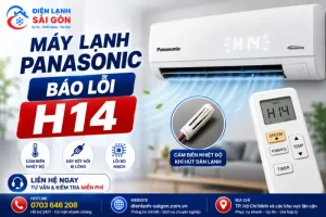 máy lạnh panasonic mã lỗi h14