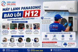 máy lạnh panasonic mã lỗi h12